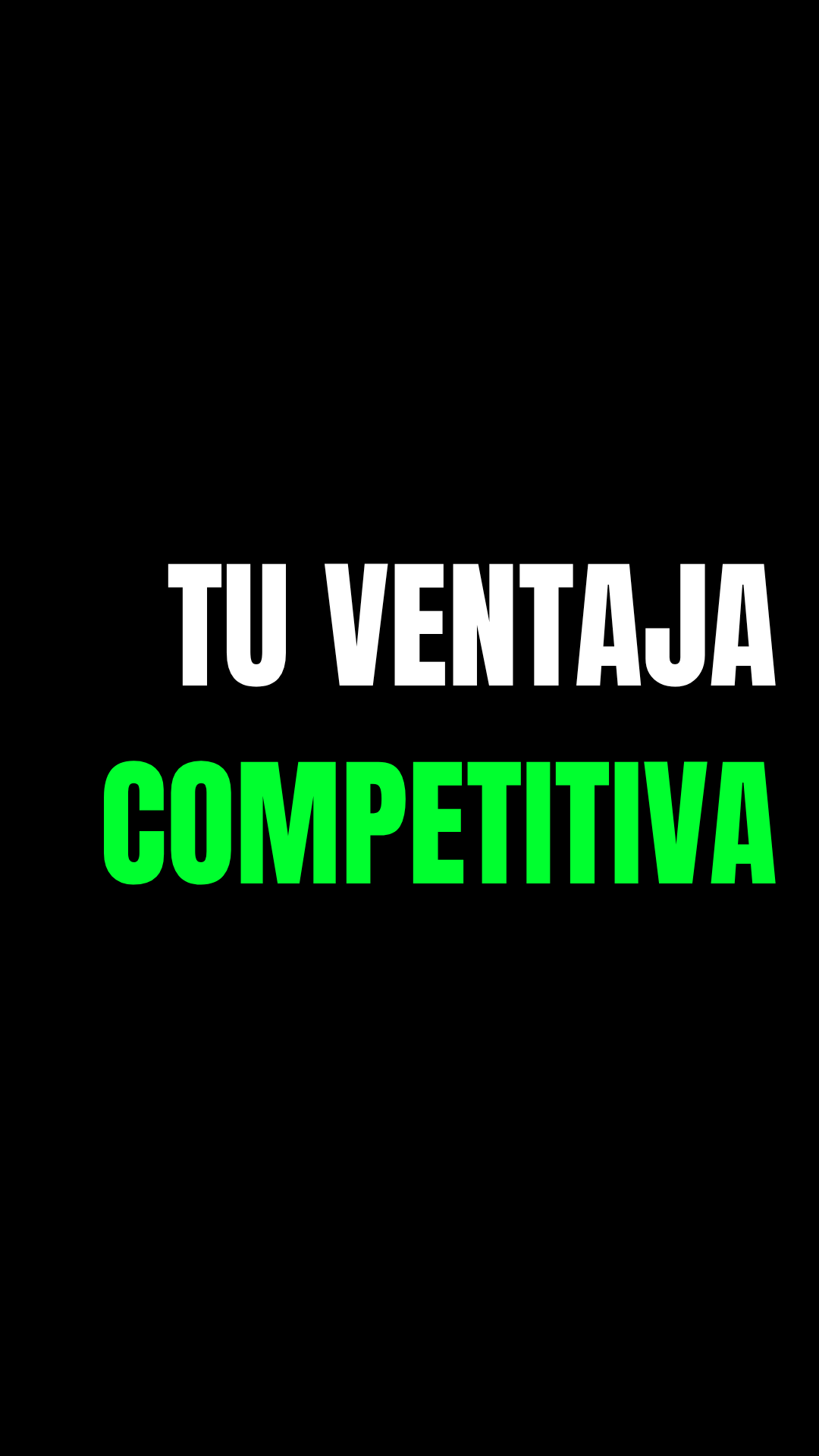 ¿Cuál es tu Ventaja Competitiva?